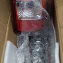 Tail Lights Compatible with 2003 2004 2005 2006 Silverado 1500 2500 3500 Red Tube Rear Light Tail Lamps Driver & Passenger GM2800174 GM2801174