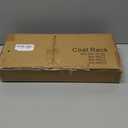 Solid Wooden Coat Rack Freestanding, New Zealand Pine Coat Tree with 8 Hooks & 3 Adjustable Sizes for Coats, Hats, Handbags and Scarves, Space Saving for Entryway/Office/Bedroom (Black) (1 PC)