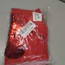 MNLYBABY Valentines Sequins Sweatshirts Women Valentine Heart Sweatshirt Casual Glitter Heart Graphic Pullover Tops, Red, XXL