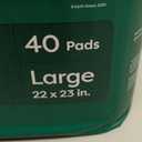 Earth Rated Max Absorbency Puppy Pee Pads for Dogs Absorbs 2X Faster & 2X More, LeakProof, Odor Control Potty Training, Unscented, Large, 22” x 23”, 40 Count