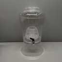 CreativeWare Beverage Dispenser with Ice Cylinder and Fruit Infuser, 3 Gallon, Clear