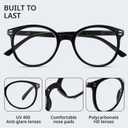 GIBLOGO Reading Glasses for Women/Men Eye Glasses Blue Light Reading Glasses Cheaters Eyeglasses