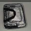 18 Packs Toy Storage Bags with Labels, Clear PVC Puzzle Storage Bags, Waterproof Travel Toy Organizer Bags with Zipper for Building Blocks Kids Books (3 Size)