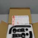Handlebar Extender for Peloton Indoor Exercise Bikes, 1 Pair of Ultimate Handlebar Extension of Peloton Accessories (Bull-horn (with Black Tapes))