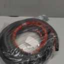 D Shape Rubber Weather Stripping, Self-Adhesive Seal Strip, Rubber Gasket for for RV, Auto, Boat, Garage Door/Window, Machinery and More, W:0.59" x H:0.55", L:26Ft