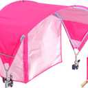 Universal Chair Umbrella Canopy, UPF 50+ Sun Shade with Adjustable Clamp, Fits Most Brands’ Beach, Camping, Lawn, Tanning, Zero Gravity, Lounge & Fishing Chairs, Patent Design