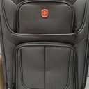 SWISSGEAR Sion Softside Expandable Spinner Luggage Durable Lightweight Travel Suitcase, Dark Grey, Carry-On 21-Inch