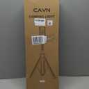 CAVN Rechargeable Camping Lights with Stand 6.5 ft Max Height, Portable Cordless LED Work Light 2200 Lumens 6500/4500/3500K Dimmable Camping Essentials Gear with Detachable Tripod, Black