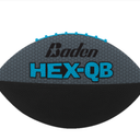 Baden HEX-QB Junior Size Football, Black / Gray / Blue - Rare