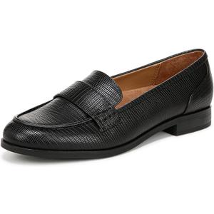 Naturalizer Women's Milo Loafer (5.5, Black Lizard)
