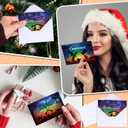 48 Set Religious Nativity Christmas Card Scripture Emmanuel Christian Jesus Greeting Cards with Envelope Bulk Scriptures Bible Verses Nativity Scene for Xmas Blessings Party Winter New Year