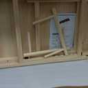 Dog Ramp for Bed, Non-Slip Pet Ramp with 5 Adjustable Heights, Portable Foldable Wooden 40" Long Pet Stairs for Small & Large Old Dogs & Cats - Lightweight & Easy Storage