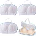 4 Pack Large Bra Washer Laundry Bags for Washing Machine,Mesh Laundry Bags for Bras,Be Suitable For Socks, Underwear, Gentle Wash And Durable Fabric