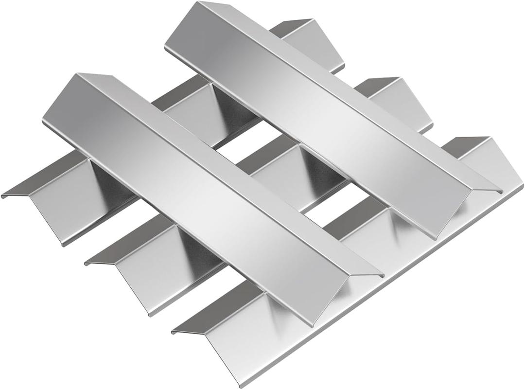 SafBbcue Grill Heat Plate for Brinkmann Grill Parts 810-3660-S 810-2410-S 810-2512-S 810-2511-S 810-8411-5 810-2415-W, 15 3/8" Heat Shield for Aussie 6703C8FKK1 6804 6805, Uniflame GBC091W Grill Parts