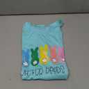 Easter Shirts for Women-Cute Easter Bunny Tee Tops Oh for Peeps Sake Shirt Rabbit Printing Short Sleeves (Small, A-Cyan-041)
