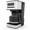 REVOTRA 12-Cup Programmable Coffee Maker, Regular & Strong Brew Drip Coffee Machine, 1-4 Cup and Ice Coffee Setting, 24H Timer, Auto Shut-Off, Keep Warm, Pause & Serve