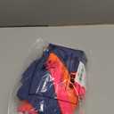 Beachsissi Bandeau Swimsuits for Women Strapless Swimwear Bathing Suits Tummy Control Color Block Tankini Skirt Sets (Large, Navy)