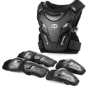 Off Road Bicycle Equipment, Youth Motorcycle Riding Protective Equipment, Off-Road Motorcycle Armor Set, Boys and Girls, Mountain Bike Riding Chest Protector