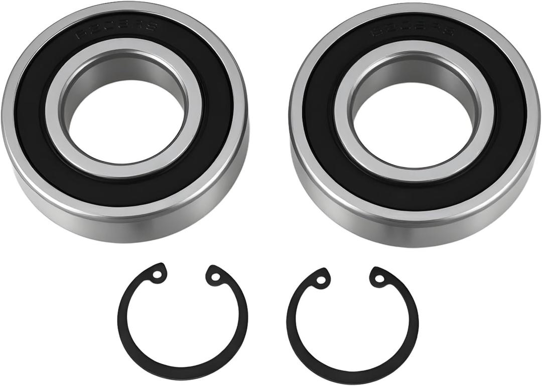 Create idea 2PCS Drum Bearing with Retaining Rings 30x62mm Compatible with Euromix 120/125 Concrete Mixer