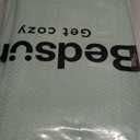 Bedsure GentleSoft 100% Cotton Large Throw Blanket for Couch 50x70 inches - Breathable and Lightweight, Soft Cozy Herringbone Woven Cotton Throw for Summer, Sage Green Office Chair Blanket