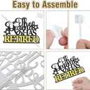 2 x Happy Retirement Cake Topper, The Legend HAS Retired Cake Topper, Black Gold Glitter Officially Retired Cake Decorations, Retirement Farewell Party Supplies Decor for Men Women