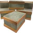Expo International Value Pack of 6 Cosmopolitan Rectangular Green / 3 pc. Set Gift Box