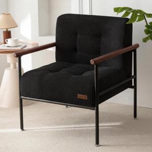 MAXYOYO Accent Chair, Modern Living Room Chair with Metal Frame, Small
