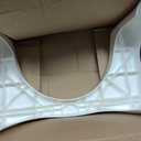 Squatty Potty Simple Curve Bathroom Toilet Stool 7" White