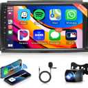 8 Core 2+64G Android Car Radio for Mercedes Benz Smart Fortwo 2005-2010 with Wireless Carplay Android Auto Car Stereo, 9 Touch Screen Mirror Link WiFi GPS Bluetooth FM RDS DSP Backup Camera SWC