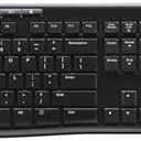 Logitech MK270 Wireless Keyboard And Mouse Combo For Windows, 2.4 GHz Wireless, Compact Mouse, 8 Multimedia And Shortcut Keys, For PC, Laptop - Black