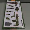 Army Costume for Boys, Halloween Costumes for Kids, Military Costumes with Accessories, Compass, Binocular, Intercom Etc, Army Suit Uniform Gifts Toy for Boys Girls 3-12 (Large)