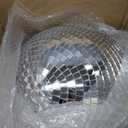 Youdepot Disco Ball 12-Inch  Large Hanging Mirror Ball Disco Ball Decor for Disco Party Decorations, Weddings, Events, Disco Christmas Decor, and Home Celebrations