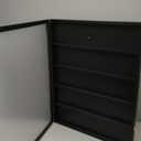 40 Large Baseball Card Display Case Graded Sports Card Display Frame Trading Cards Wooden Wall Cabinet with UV Protection Acrylic Front for Football Basketball Hockey Cards Collection