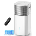 FANCOLE Windowless Portable Air Conditioners with 4Modes & 3Speeds, 15H Timer for Smart Auto-off, 2Gal Tank for 20H Cooling, Evaporative Air Cooler 17 FT Remote, 120° Swing Swamp Cooler No Hose Needed