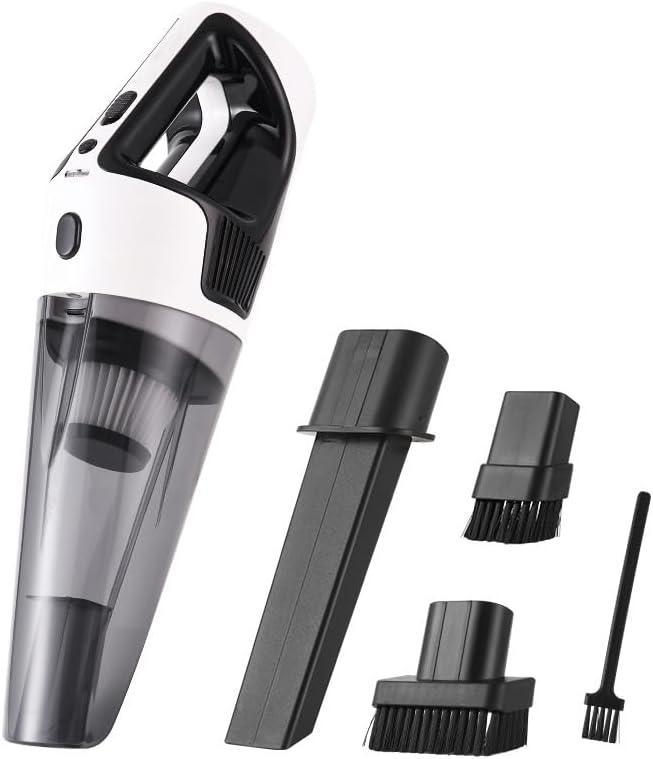 Desktop Vacuum Cleaner, Handheld Wireless car Mounted high Suction Portable, Charging Vacuum Cleaner (Black)