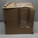 Maxdot 2 Pack 3 Tier Rolling Pantry Floor Organizer and Storage Cart with Wheels Stackable Pantry Metal Wire Baskets Kitchen Fruit Snacks Basket Stand for Kitchen Office Living Room(Black)