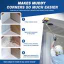 Drywall Corner Bead - 3 Way Inside Drywall Corner, Crack Repair & Enhances Strength (10 Pack)