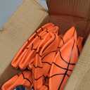 30Pcs 7" Inch Mini Basketball Balls Bulk Small Basketball Set with Pump, PVC Small Basketball for Over The Door Basketball Hoop Games Party Favors Indoor Outdoor Play Adults Kids Pool Beach Basketball (Orange)