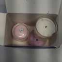 CHILLFLAME Scented Candles, Scented Candle Gift Set for Stress Relief, 3 Votive Candles for Women and Men, Birthday Candle Gifts for Women, Christmas Candles for Women (Pink, Purple, White, 7 oz)