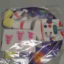 Zopeal Space Astronaut Cupcake Stand Space Themed Birthday Party Decorations 3 Tier Planet Cupcake Holder Cake Stand Decorations Galaxy Spaceman Dessert Tower for Space Shower Party Supplies