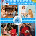 3 x Personalized Microfiber Monogrammed Beach Towel Sand Free Quick Dry Super Absorbent Customized Initial Letter Lightweight Oversized Pool Swim Towels W Gifts for Women