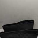 ECDYQXVU Cotton Rope Storage Basket, 15x10x9 Inches, Woven Basket for Shelves, Clothes, Toys, Towels, Books, and Laundry, Durable and Stylish, Black (2 Pack)