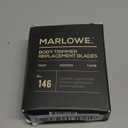 MARLOWE. No. 146 Ceramic Trimmer Replacement Blades for MARLOWE. No. 145 Body and Beard Trimmer for Men, Easily Replaceable Blades for Head to Toe Personal Body Grooming, Pack of 2