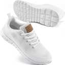 FUDYNMALC Womens Sneakers Tennis Shoes: Fashion Lightweight Non Slip Footwear for Running Walking Casual (11, White)