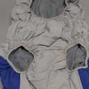 FUAMEY Dog Coat,Waterproof Dog Winter Jacket with Harness Built in Puppy Cold Weather Coats Reflective Pet Vest with Zipper Warm Fleece Dogs Snowsuit Windproof Blue XXL (chest:35in)