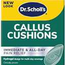 Dr. Scholl's Callus Cushions with Hydrogel Technology, 5 ct // Cushioning Protection Against Shoe Pressure and Friction That Fits Easily in Any Shoe for Immediate and All-Day Pain Relief