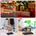 Social Worker Appreciation Gifts, Social Worker Gifts for Women, Social Work Graduation Gifts, Birthday Gifts for Social Work Practitioners, Social Worker Home Office Desk Dcor Sign, DSF89