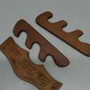 Wooden Wand Display Stand Wall Mount, 3-Tier Wand Holder, 3 Slots Wizard Wand Stand Display Wood Wand Holder Sword Stand Display Shelf for Collectibles Wooden Wand Display for Wizard Wand Home Office Display Halloween Decoration