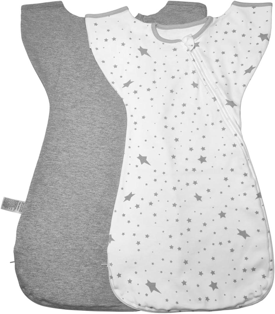 Transitional Swaddle Sack for Baby Swaddles with Arms Up Half-Length Sleeves Sleeping Bag for Newborn Boys Girls