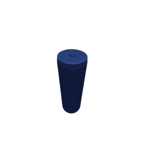 24OZ Studded Rubberized Tumbler - Blue
